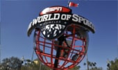 The ESPN Wide World of Sports globe sculpture 